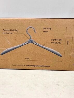 Hanger Revolution Foldable Hangers - 20 pcs Folding Set